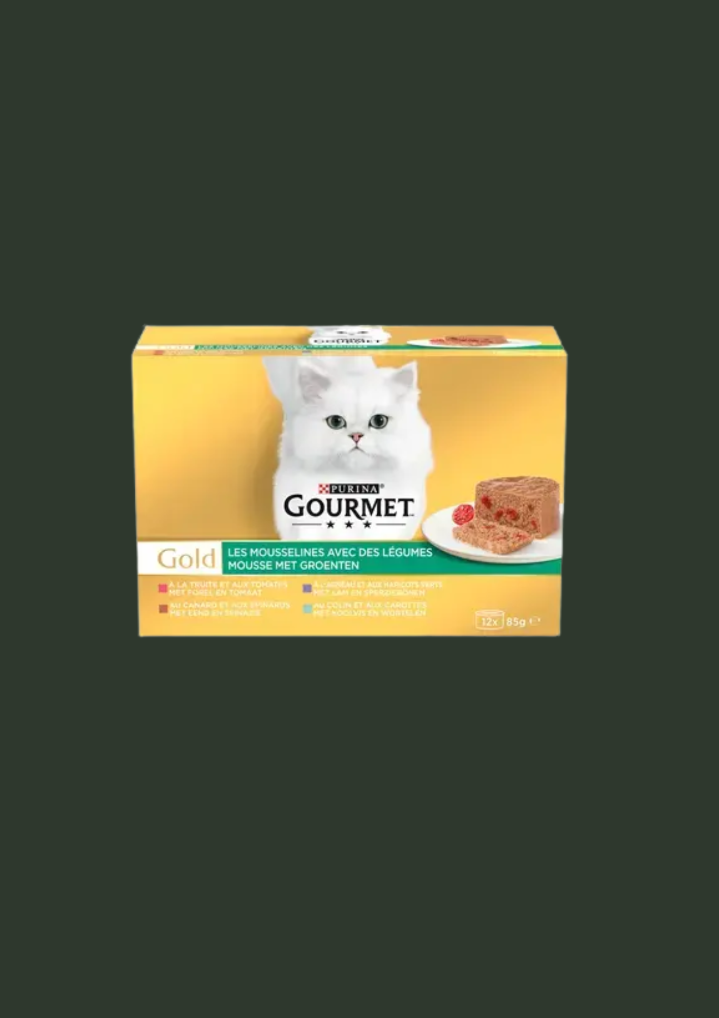 GOURMET® GOLD Les Mousselines avec des Légumes - Boîtes pour chat